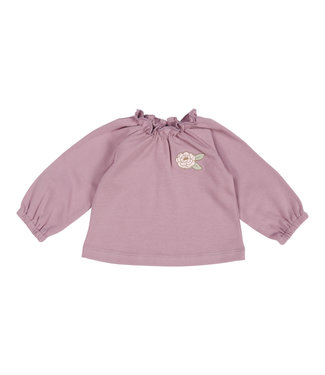 Little Dutch Little Dutch - Shirt lange mouw met borduursel Mauve