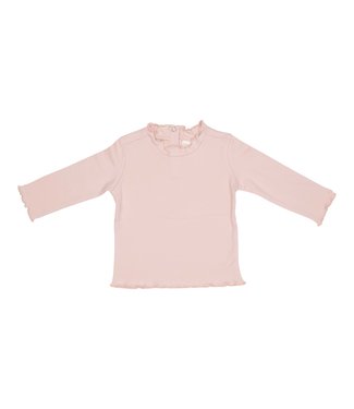 Little Dutch Little Dutch - Shirt lange mouw ruches Soft Pink