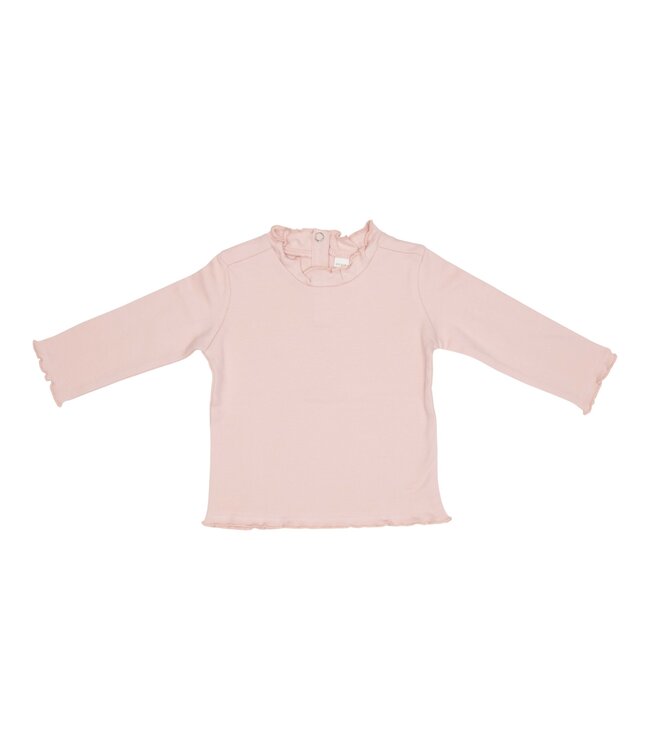 Little Dutch Little Dutch - Shirt lange mouw ruches Soft Pink