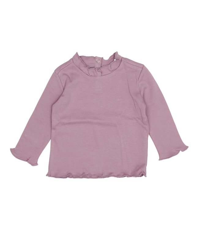 Little Dutch Little Dutch - Shirt lange mouw ruches Mauve
