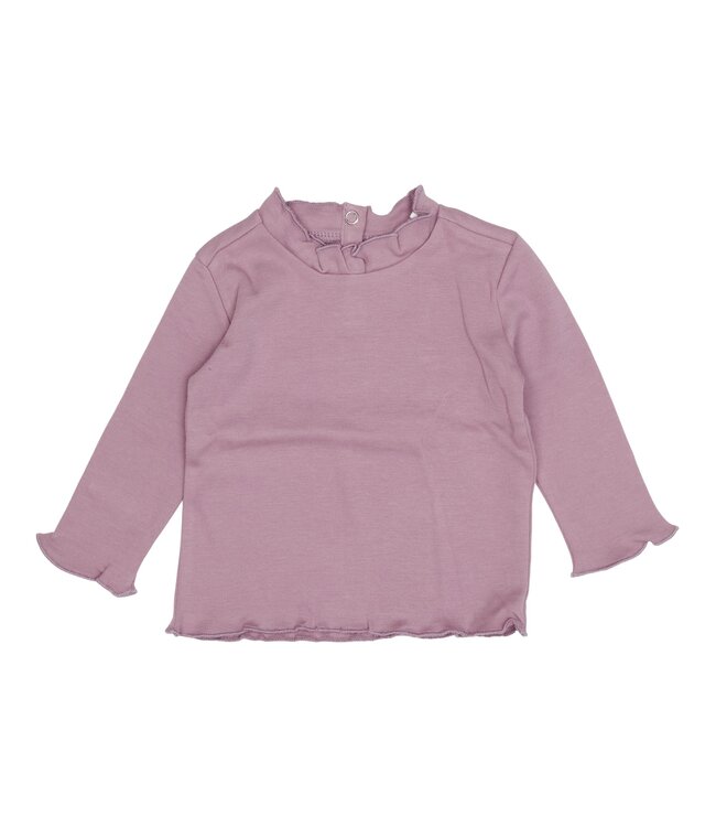 Little Dutch Little Dutch - Shirt lange mouw ruches Mauve
