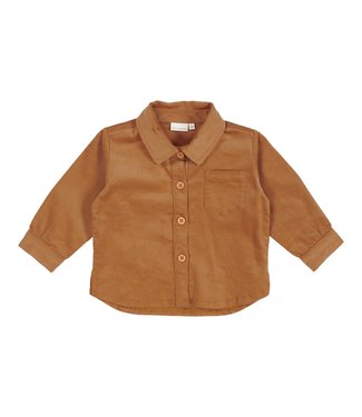 Little Dutch Little Dutch - Overhemd corduroy Almond