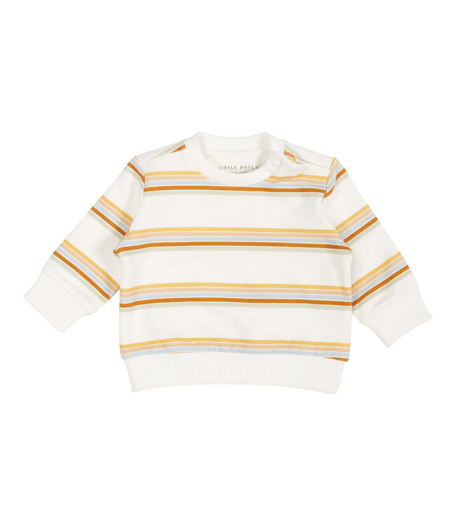 Little Dutch Little Dutch - Trui dunne streep Vintage Sunny Stripes