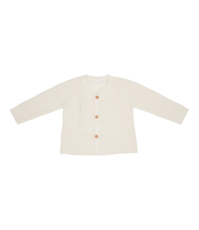 Little Dutch Little Dutch - Gebreid vestje Soft White