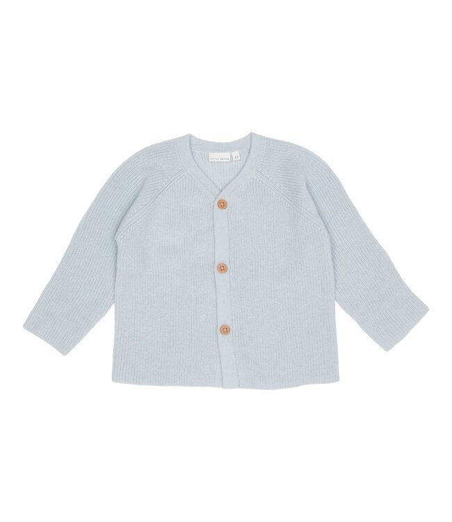 Little Dutch Little Dutch - Gebreid vestje Soft Blue