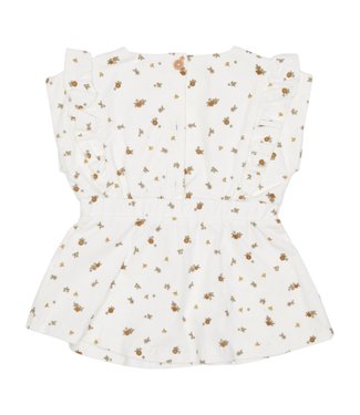 Little Dutch Little Dutch - Jurkje mouwloos corduroy White Blossom