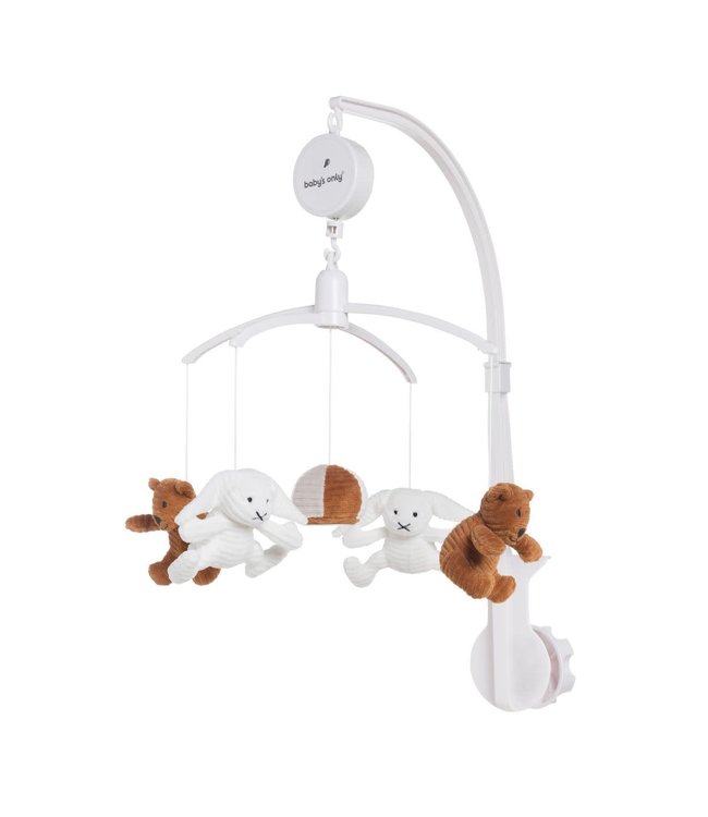 Baby's Only Baby's Only - Muziekmobiel Sense caramel/kiezelgrijs/wit