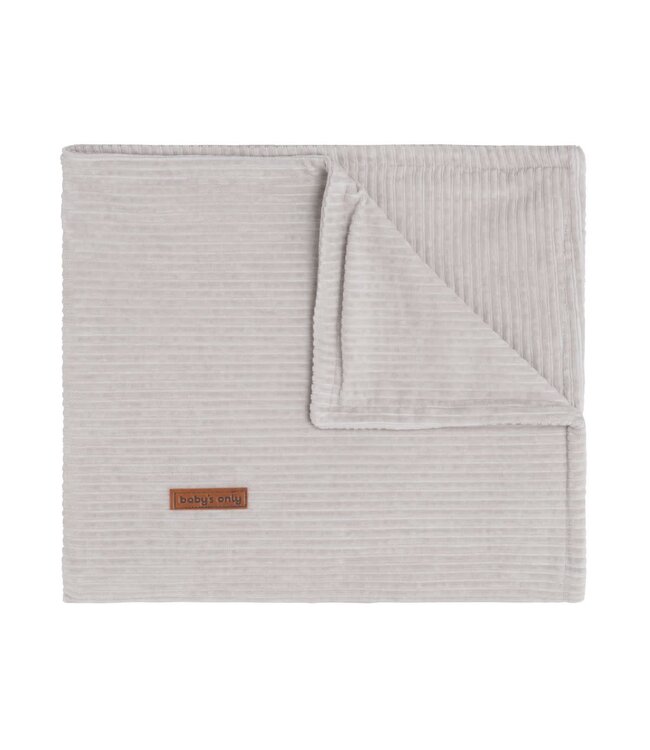 Baby's Only Baby's Only - Wiegdeken Sense kiezelgrijs