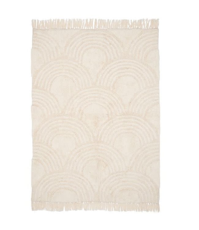 Little Dutch Little Dutch - Vloerkleed Rainbow Soft White - 90 x 130 cm