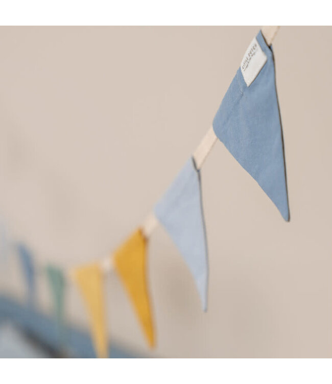 Little Dutch Little Dutch - Slinger met vlaggetjes Blue