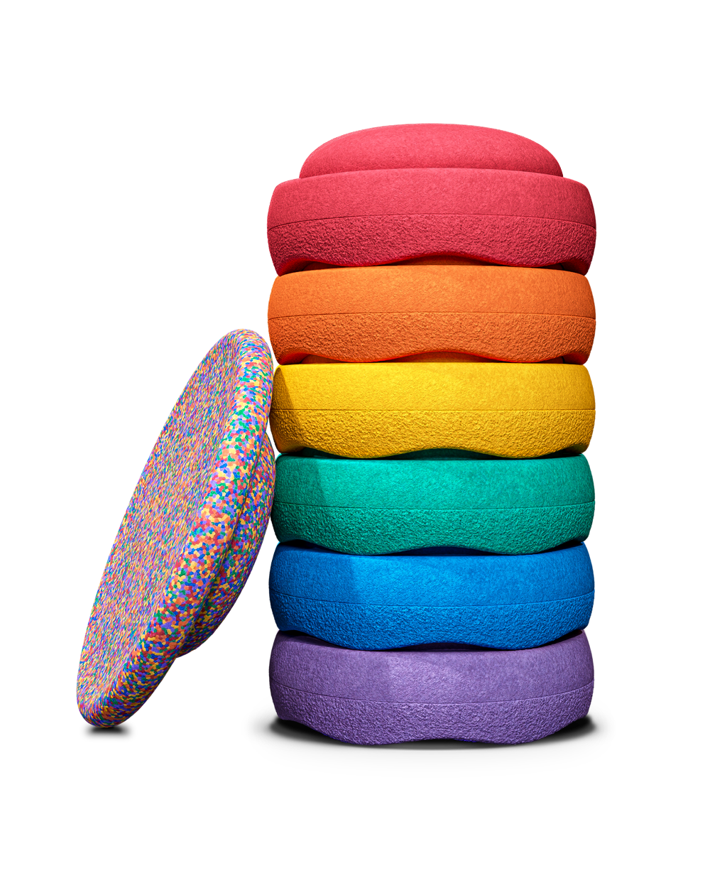 Stapelstein Stapelstein RAINBOW Set Classic 6+1 Orsetto