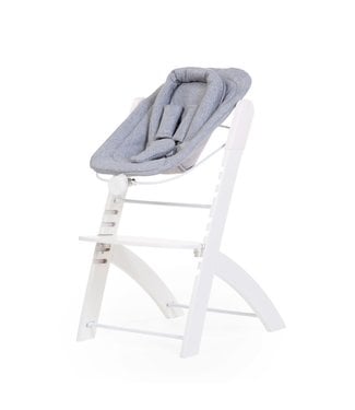 Childhome Childhome - Newborn Seat + Grijs kussen voor Evosit en Lambda stoel White Metal Frame