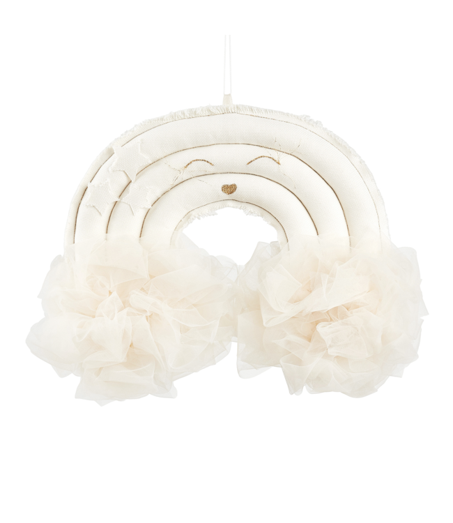Cotton & Sweets Cotton & Sweets - Boho Grace Arc-en-ciel mobile - Vanilla