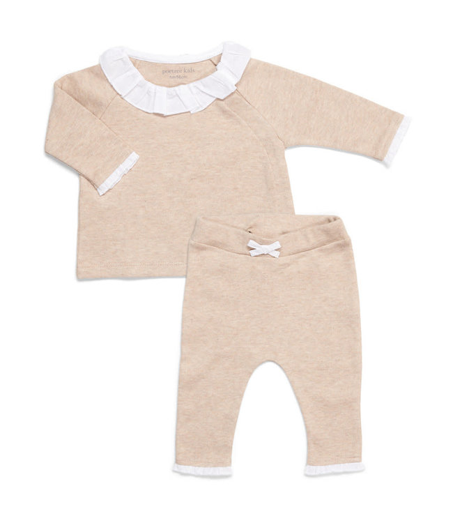 Poetree Kids Poetree Kids - 2 Delige Set Meisjes - Camel