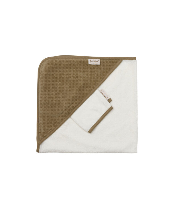 Pericles Pericles - Badcape+Washand  Espresso Square