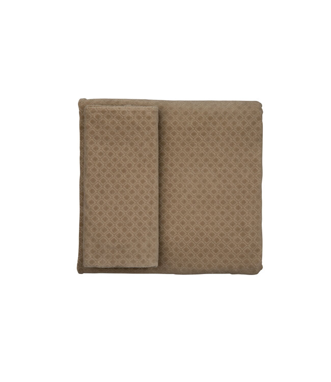 Pericles Pericles - Donsovertrek Bed  Espresso Square