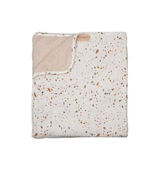 Pericles Pericles - DEKEN BED  SPRINKLES TAUPE 100X150CM