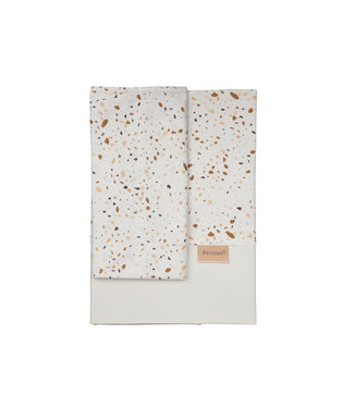 Pericles Pericles - Laken+Sloop Bed Sprinkles Taupe