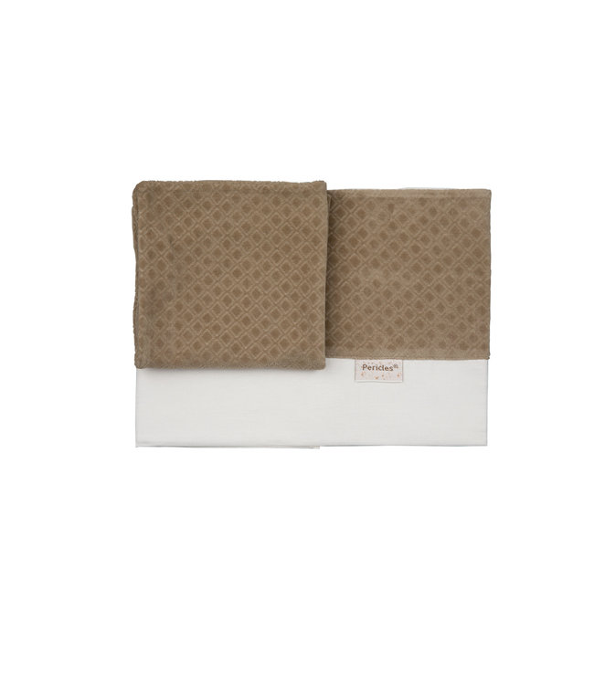 Pericles Pericles - Laken+Sloop Wieg Espresso Square