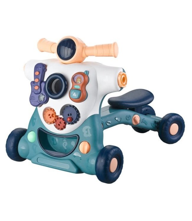Babydan Babydan - ACTISTEPS 4-IN-1 WALKER BLAUW