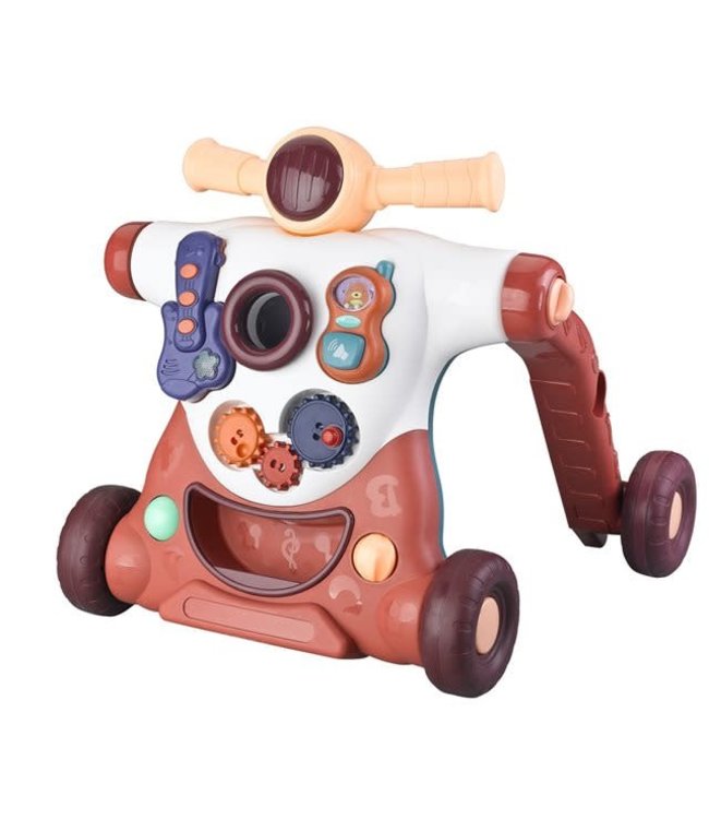 Babydan Babydan - ACTISTEPS 4IN1 WALKER BORDEAUX
