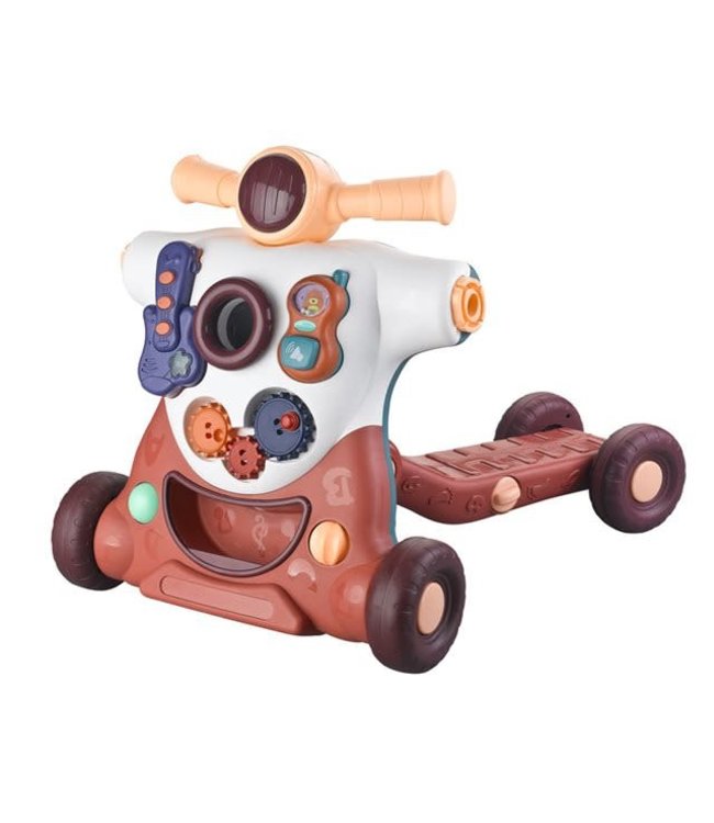 Babydan Babydan - ACTISTEPS 4IN1 WALKER BORDEAUX