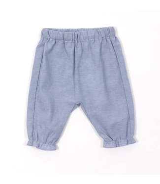 Tartine et Chocolat Tartine Et Chocolat - Pofbroek Met Gebloemd Zakje - Blauw