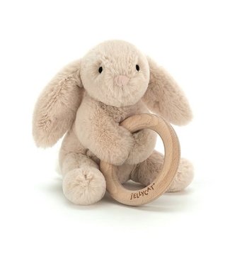 Jellycat Jellycat - I Am Sooshu Bunny Wooden Ring Toy