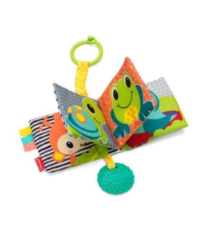 Infantino Infantino - Soft - Link & Squeak Animal Crinkle Book