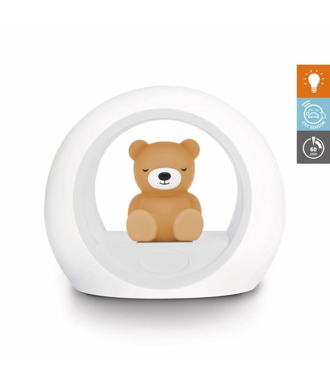 Zazu ZAZU - Nightlight Bear - Billy -Camel