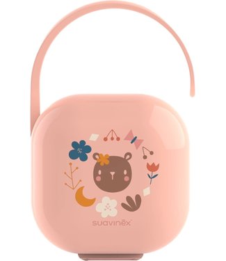 Suavinex Suavinex - FOREST - Duo Soother Holder - Pink