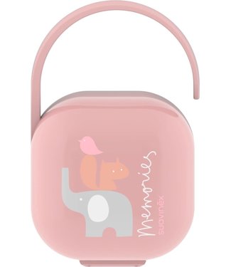 Suavinex Suavinex - MEMORIES - Duo Soother Holder - Pink