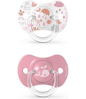 Suavinex Suavinex - MEMORIES - Soother - Sili. - Reversible - +18M - Pink DUO