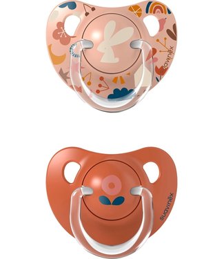 Suavinex Suavinex - FOREST - Soother - Sili. - Reversible - 6/18M - Pink DUO