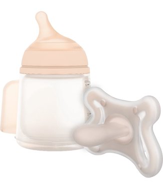 Suavinex Suavinex - ZERO.ZERO - Pack Bottle 180ml S Flow + Soother -2/2M