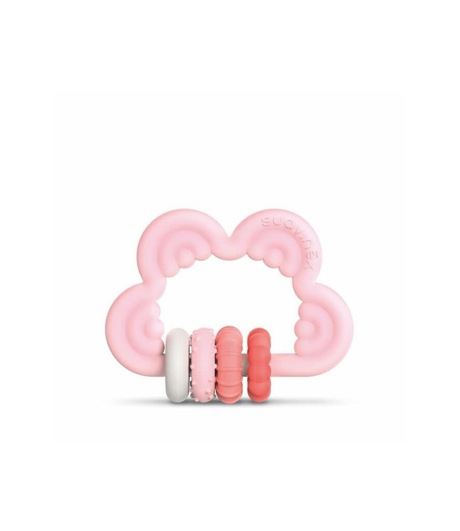 Suavinex Suavinex - TEETHERS & RATTLES - Silicone Teether - Step 3 - Pink