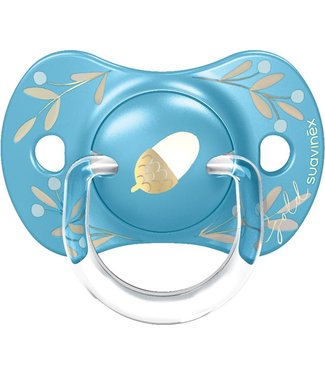 Suavinex Suavinex - GOLD - Soother - Sili. - Reversible - +18M - Blue