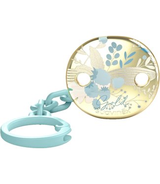 Suavinex Suavinex - GOLD - Soother Chain - Blue