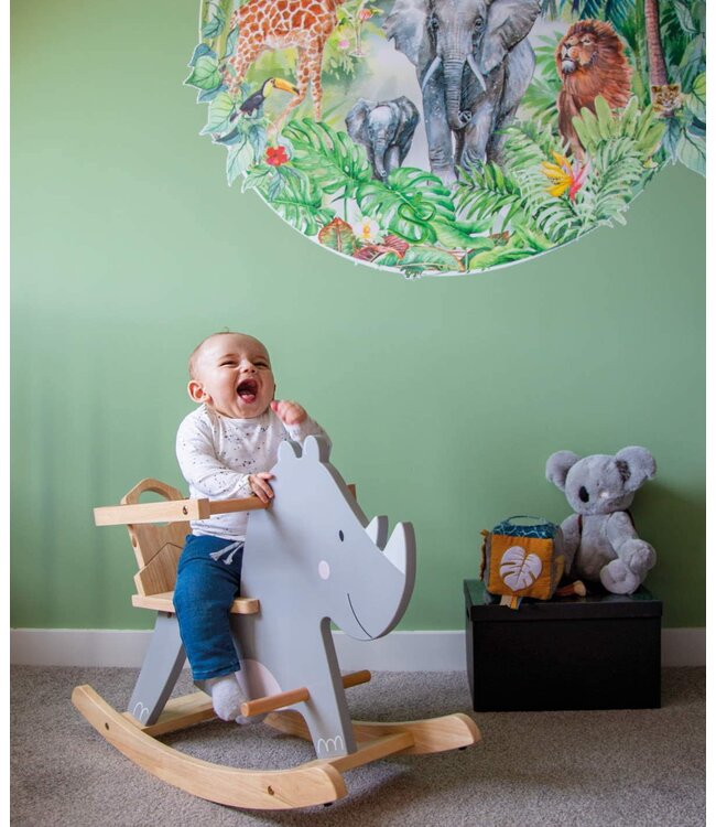 Tryco Tryco - Wooden Rocking Animal - Rhino