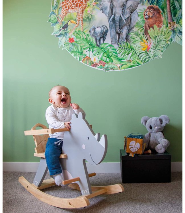 Tryco Tryco - Wooden Rocking Animal - Rhino