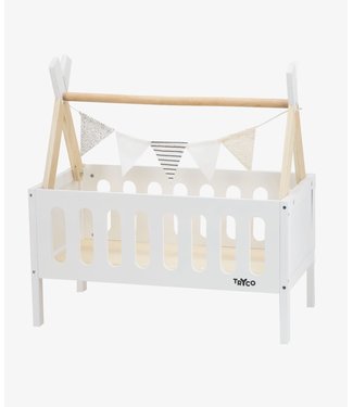 Tryco Tryco - Wooden Tipi Doll Bed