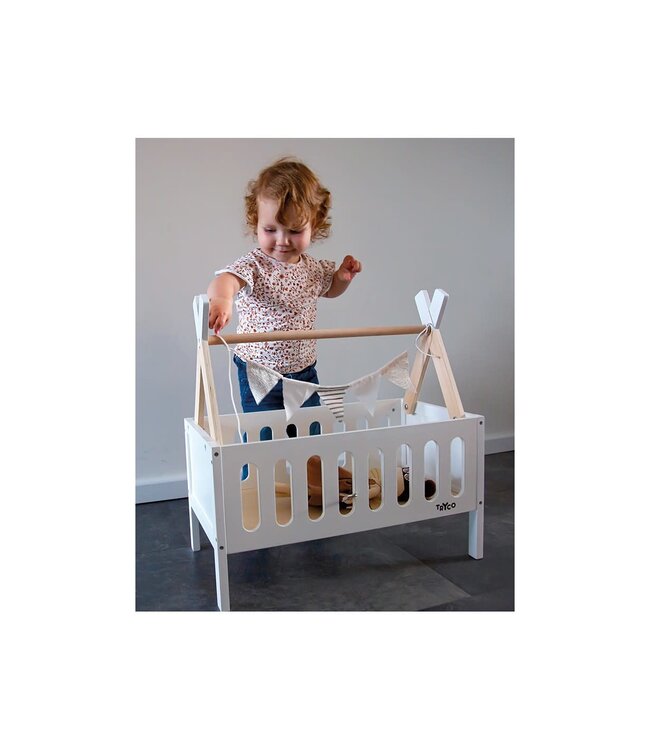 Tryco Tryco - Wooden Tipi Doll Bed