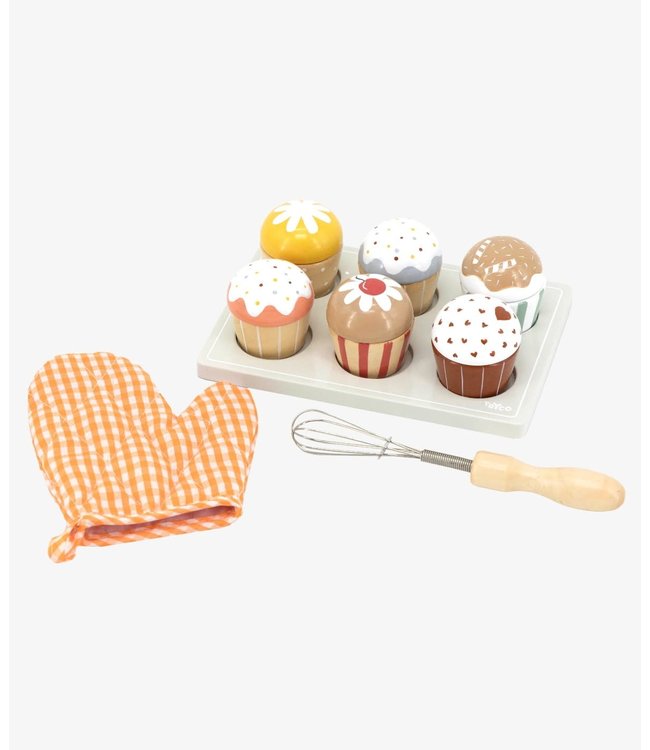 Tryco Tryco - Wooden Cupcakes Set