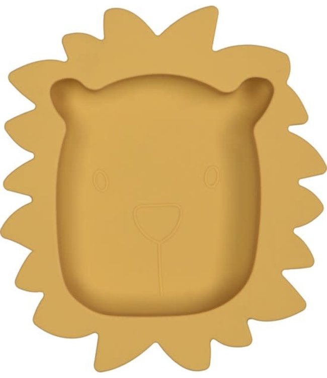Tryco Tryco - Silicone - Plate - Lion Honey Gold