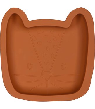 Tryco Tryco - Silicone - Plate - Leopard Sienna