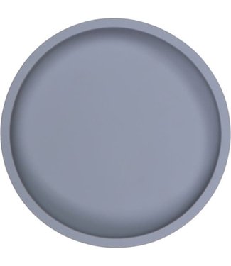 Tryco Tryco - Silicone - Round Plate - Dusty Blue