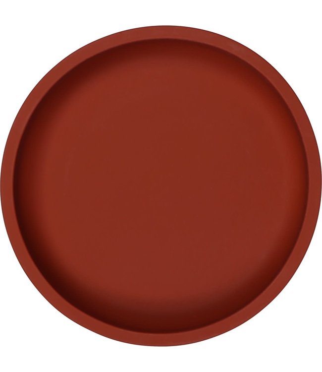 Tryco Tryco - Silicone - Round Plate - Dark Rust