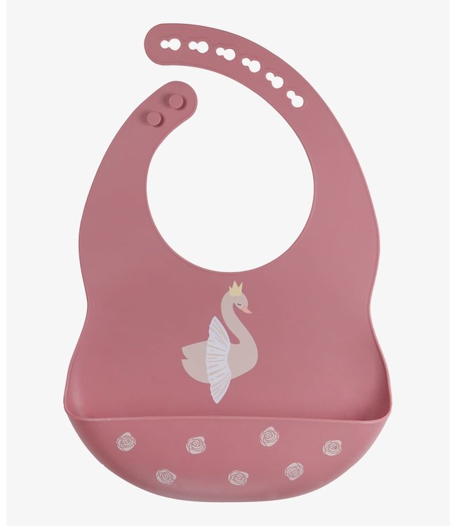 Tryco Tryco - Silicone - Bib - Swan Dusty Rose