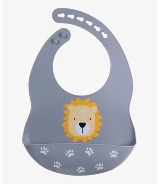 Tryco Tryco - Silicone - Bib - Lion Dusty Blue