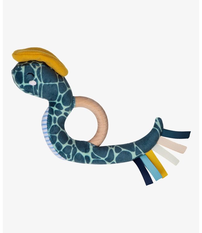 Tryco Tryco - Plush - Wooden Ring Rattle - Snake - Steve